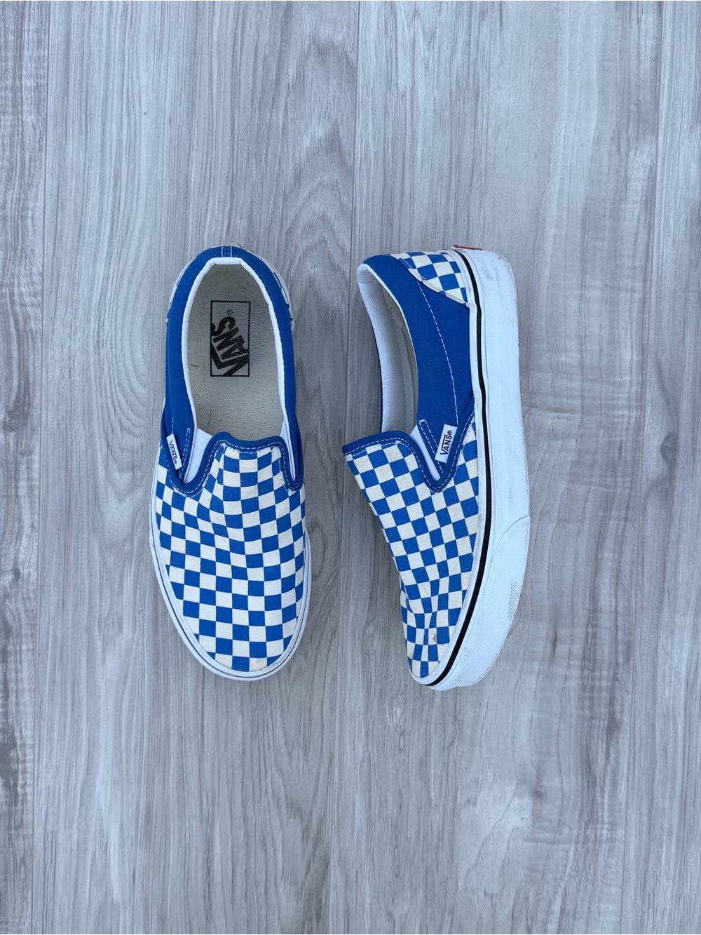 VANS Checkerboard Classic Mens Slip-On Shoes